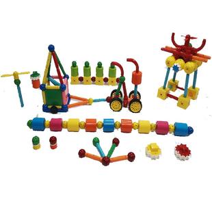 DDQBLOCK磁力积木与魔法棒方球棒组合首尔乐园151块拼搭积木