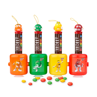 mm豆糖果机迷你豆机四色豆机30.6g*4巧克力豆m豆小零食送孩子