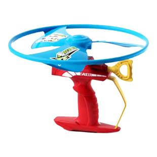 竹蜻蜓飞盘可拉线发射旋转大飞盘飞碟可手持飞天宝宝户外儿童玩具