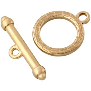 不掉色不锈钢钛钢真空电镀18K金OT扣项链扣手链扣头手工diy配件