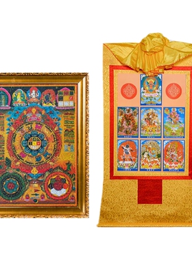 唐卡唐卡盲盒材质画心随机