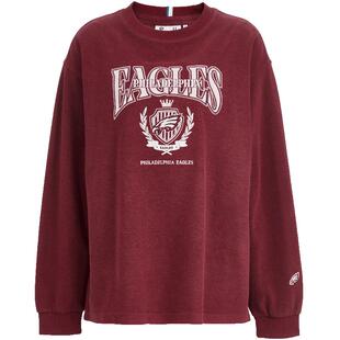 SEASON HIGH女装NFL联名25新款本命年红色休闲宽松圆领卫衣女装