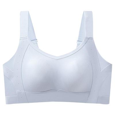 收副乳内衣女薄款大胸显小防下垂