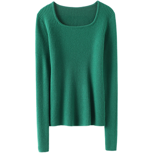 上等好货！随便搭配！多色羊绒衫女圆领修身纯羊绒毛衣针织打底衫