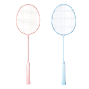 羽毛球拍儿童小学生双拍套装正品官方旗舰店全碳素超轻6到12岁