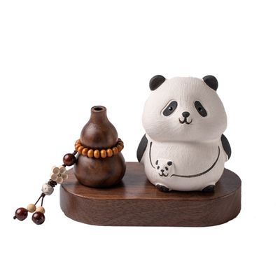 可爱大熊猫家居办公室桌面