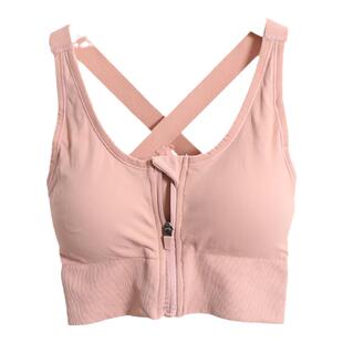 前拉链无钢圈内衣美背聚拢运动文胸跑步健身瑜伽速干背心