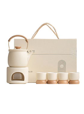 中式骨瓷茶具一壶两杯茶杯套装