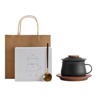 叁旬茶具2026新款茶水分离陶瓷杯泡茶喝茶一体杯办公室高档咖啡杯