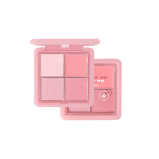 holdlive腮红小粉冻粉雾四色腮红膏腮紫提亮膨胀自然修容收缩色女