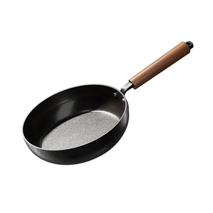 铁锅家用炒菜不粘锅食品级无涂层电磁炉专用煤气灶煎蛋平地煎炒锅