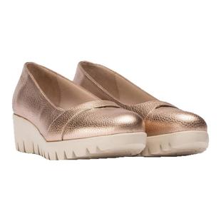 WONDERS西班牙原产进口一脚蹬超轻舒适厚底圆头镂空拼接女单鞋