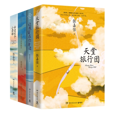 张嘉佳的书套装4册正版包邮
