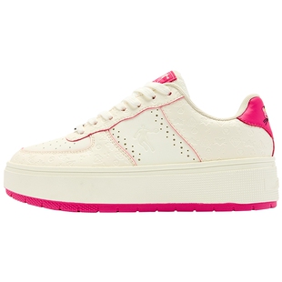 乔丹粉红豹联名款|休闲板鞋女款空军小白鞋厚底运动板鞋2026新款