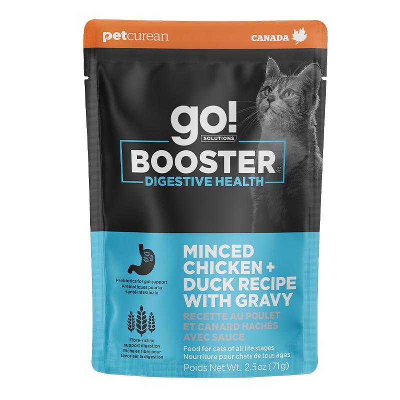 GO!BOOSTER猫粮主食级功能湿粮营养餐包消化免疫健脑5包组合装