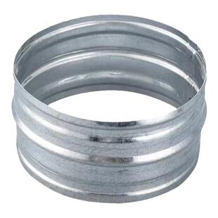 镀锌白铁皮接头风管连接配件内接延长管软管内接直通排烟管圆接头