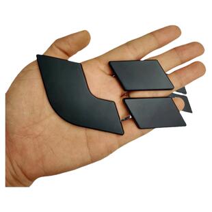 适用理想L9L8L7L6机头盖黑化车标替换式i8i6金属车标贴黑武士改装