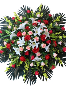 台花仿真花摆件餐厅玻璃转盘装饰假花包厢大圆餐桌电动转盘摆花绢