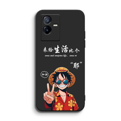 luckrider适用于vivot2x手机壳v2188a日韩v1voy73t保护套iqooz6x文字风v2164ka软硅胶。小众ins网红保护套v1v