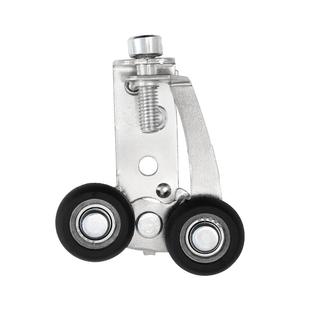 移门轮门上定位轮衣柜门侧可调轮带叉口推拉门上滑轮侧可调节上轮