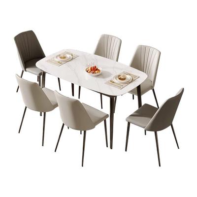 线下同款芝华仕岩板餐桌椅pt080