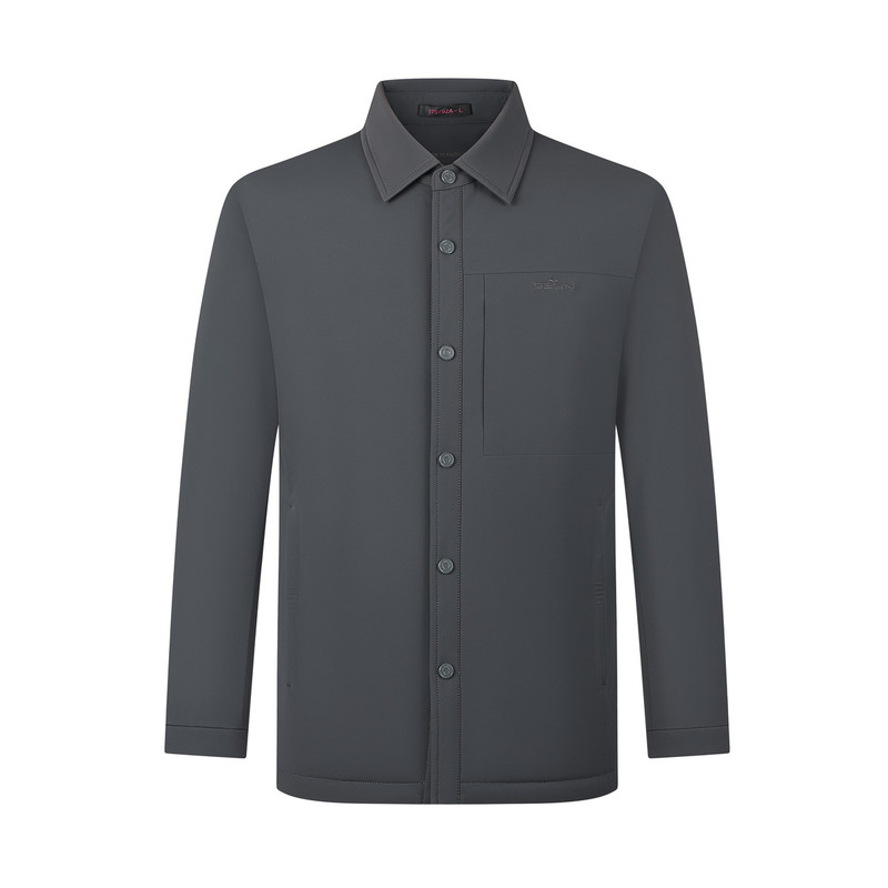 柒牌鹅绒保暖翻领羽绒服男