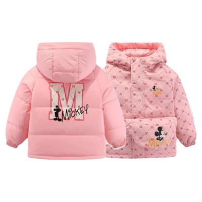 儿童两面穿加厚羽绒服迪士尼