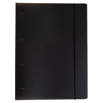 透明外壳 美式薄脆本活页夹PP防水A4活页笔记本薄脆纸替芯收纳夹子卡扣环活页装订办公文具学生日记本计划本