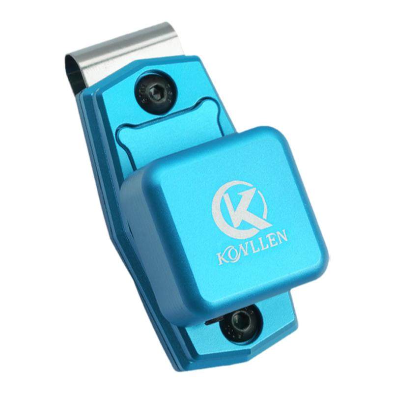 美国KONLLEN万世康伦台球巧克夹金属磁性巧克套巧粉套桌球配件