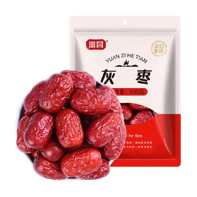 富昌新疆甜灰枣皮薄核小600g
