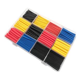 热缩管数据线 绝缘套管 彩色家用热缩套盒电线保护耳机线破皮修复