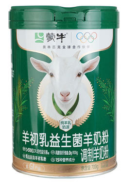 蒙牛羊初乳益生菌羊奶粉700g高钙富硒全脂成人中老年羊乳粉正品牌
