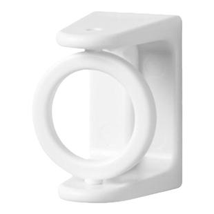 旋转挂环升级免钉圆环挂杆托毛巾杆支架免打孔窗帘浴帘杆托架支架