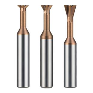 钨钢燕尾刀整体硬质合金反倒角刀45度60度75度加工中心数控钢件