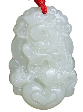 妙韵男女和田玉十二生肖吊坠