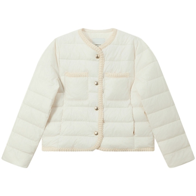 滨波女士早春小香风羽绒服