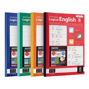 日本进口英语本练习作业本笔记本单词练习本初中生英文练习本