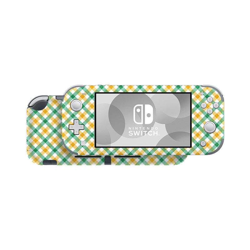 适用于SwitchLite格子痛贴保护OLED贴纸来图定制改色不留胶磨砂膜