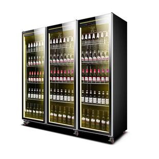 新飞 网红酒水展示柜啤酒柜饮料柜冷藏冰柜商用冷柜三门酒吧冰箱