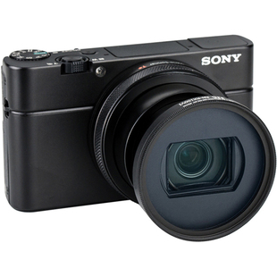 JJC适用索尼zv1 卡7/6/5滤镜转接环SONY RX100M7 M6数码相机ZV1M2 配件转接52mmUV镜CPL偏振镜ND镜配镜头盖