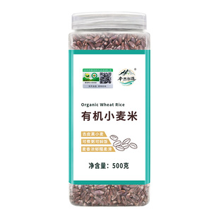 山头素农有机黑小麦米 高原去皮黑小麦仁米五谷杂粮 粗粮500克