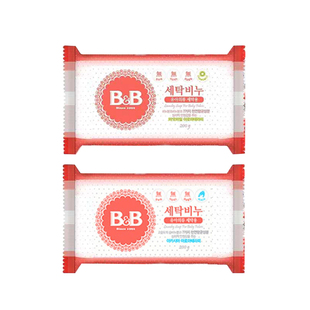 韩国BB皂宝宝婴幼儿洗衣皂保宁皂甘菊洋槐香6块植物抗菌去污尿布