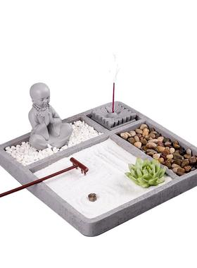 沙盘客厅办公室枯山水装饰品摆件