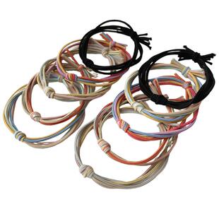 高弹力耐用发圈橡皮筋女扎头2026新款高端头绳女生高马尾皮套头饰