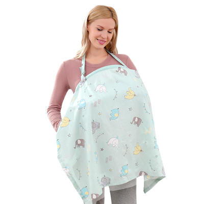 婴儿哺乳巾外出母乳神器纯棉透气