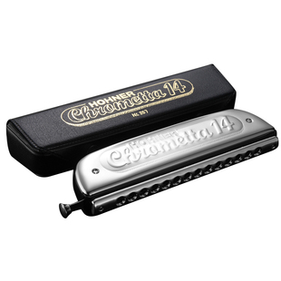 和来HOHNER 257半音阶口琴14孔C调255新手成人初学入门练习款包邮