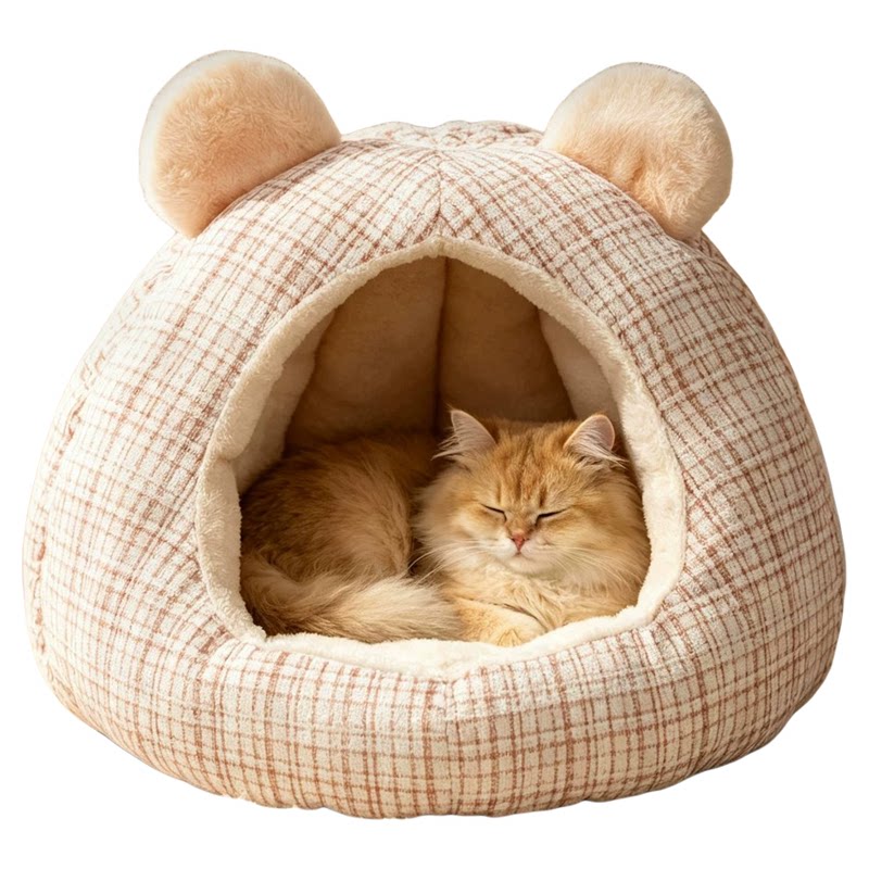 小香风猫窝冬加厚半封闭式