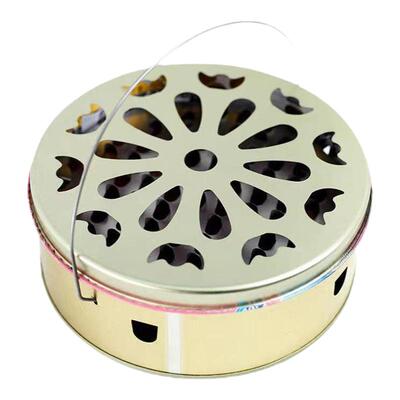 防火蚊香盒家用创意不锈钢带盖