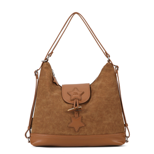 VANWALK野餐系列 小众双肩包女新款大容量通勤托特流浪单肩腋下包