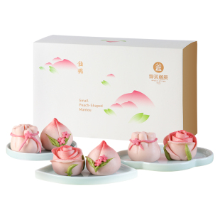 御茶膳房花饽饽玫瑰花馒头礼盒北京特产花馍节日送礼妈妈女友礼物